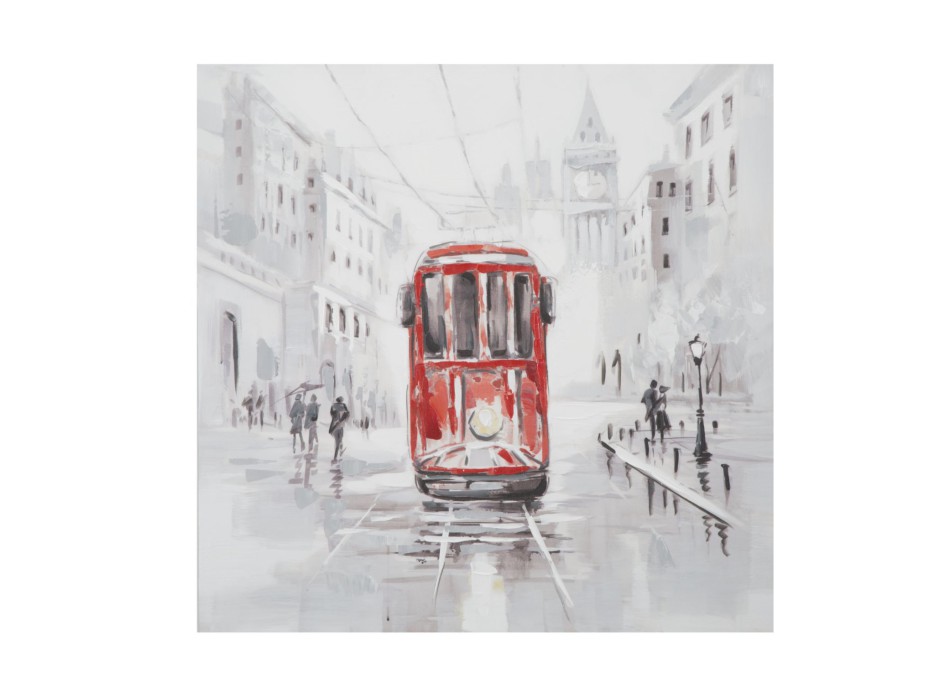 TABLEAU SUR TOILE TRAM -A-