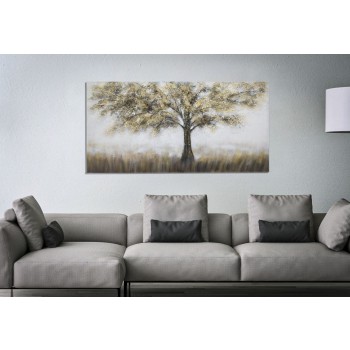 TABLEAU SUR TOILE ARBRE FONCÉ -A-