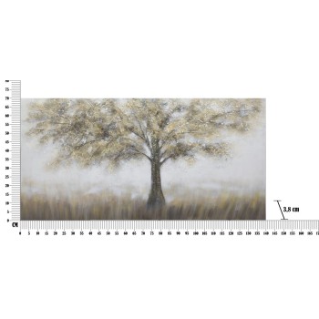 TABLEAU SUR TOILE ARBRE FONCÉ -A-