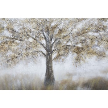 TABLEAU SUR TOILE ARBRE FONCÉ -B-