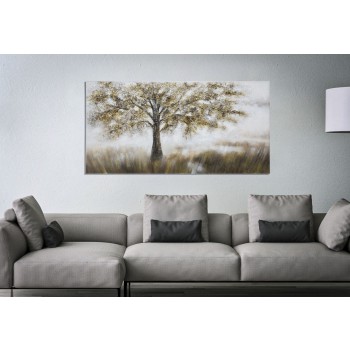 TABLEAU SUR TOILE ARBRE FONCÉ -B-