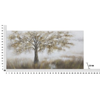 TABLEAU SUR TOILE ARBRE FONCÉ -B-