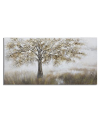 TABLEAU SUR TOILE ARBRE FONCÉ -B-