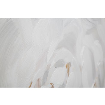 TABLEAU SUR TOILE FLEUR BLANCHE -A-