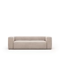 Canapé Blok 3 places beige 240 cm