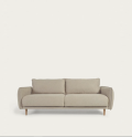 Canapé Carlota 3 places beige 213 cm PROMO