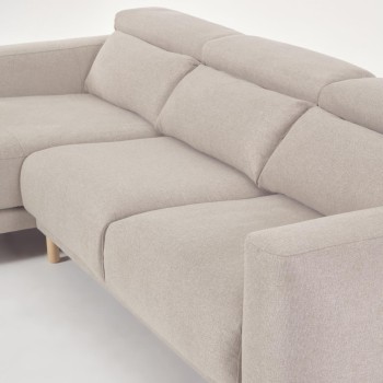 Divano Singa 3 posti con chaise longue sinistra