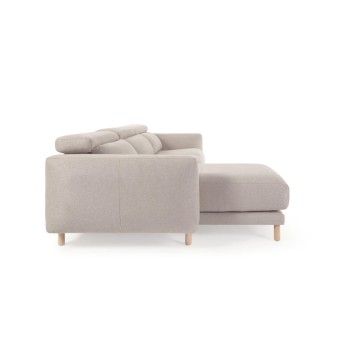 Divano Singa 3 posti con chaise longue sinistra