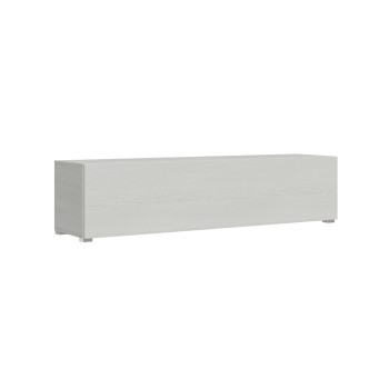 Isoka Elements - Base TV Flap avec presse-étoupe L.173.6 H.40 P.39.2 avec pieds Chêne Nature