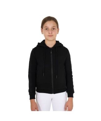 SWEAT-SHIRT FILLE ZIPPÉ AVEC INTÉRIEUR POLAIRE