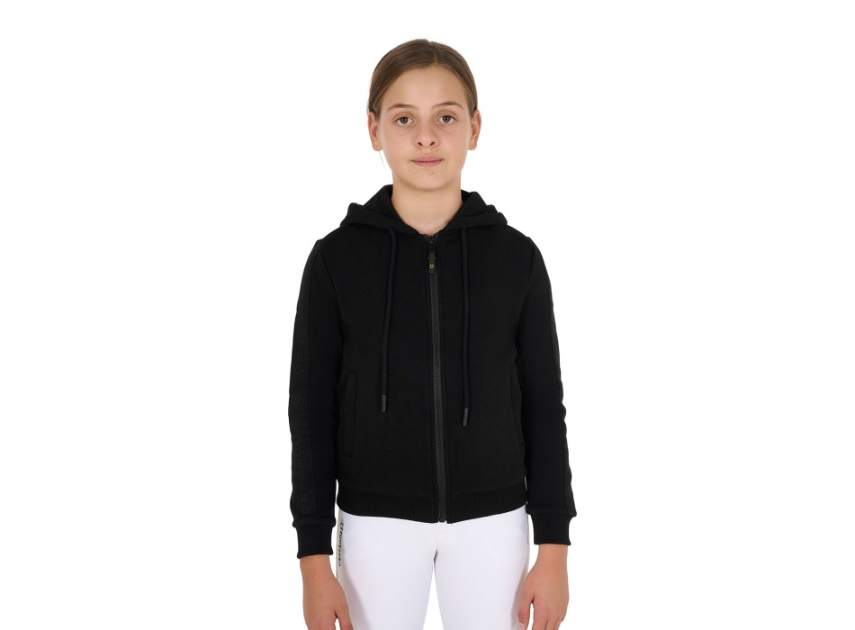 SWEAT-SHIRT FILLE ZIPPÉ AVEC INTÉRIEUR POLAIRE