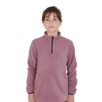 SWEAT-SHIRT POLAIRE COL MONTANT FILLE