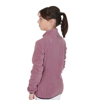 SWEAT-SHIRT POLAIRE FILLE AVEC ZIP SUR LE DEVANT