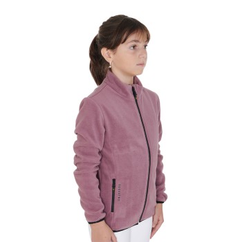 SWEAT-SHIRT POLAIRE FILLE AVEC ZIP SUR LE DEVANT