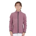 SWEAT-SHIRT POLAIRE FILLE AVEC ZIP SUR LE DEVANT