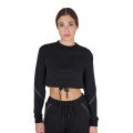 SWEAT-SHIRT COURT COL ROND FEMME