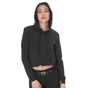 SWEAT-SHIRT À CAPUCHE DÉCOUPÉ FEMME