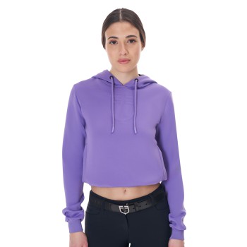 SWEAT-SHIRT À CAPUCHE DÉCOUPÉ FEMME