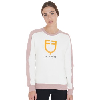 SWEAT-SHIRT COL ROND FEMME AVEC LOGO IMPRIMÉ