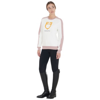 SWEAT-SHIRT COL ROND FEMME AVEC LOGO IMPRIMÉ