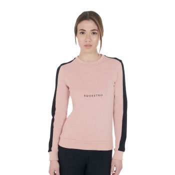 SWEAT-SHIRT COL ROND FEMME AVEC LOGO IMPRIMÉ