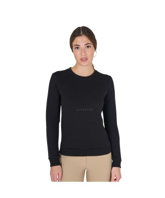 SWEAT-SHIRT COL ROND FEMME AVEC LOGO IMPRIMÉ