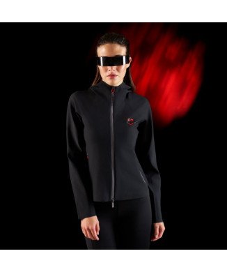 Sweat technique à capuche femme Equestro Ridertechnology