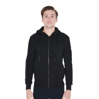 SWEAT-SHIRT HOMME AVEC CAPUCHE ET ZIP AVANT