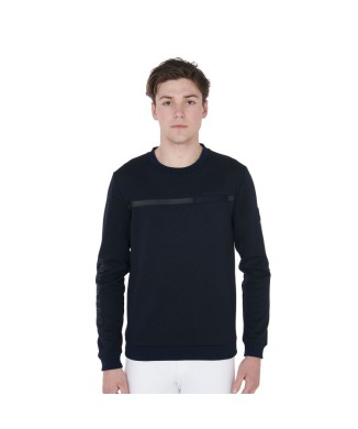 SWEAT-SHIRT À COL ROND INTERLOCK POUR HOMMES