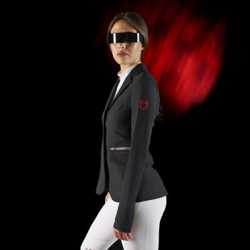 Veste de concours femme Equestro Ridertechnology avec coutures thermosoudées