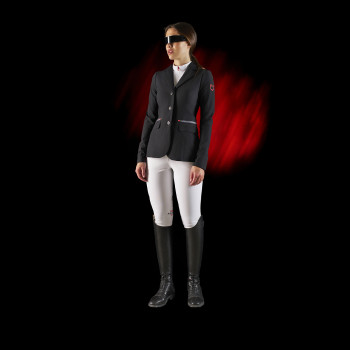 Veste de concours femme Equestro Ridertechnology avec coutures thermosoudées