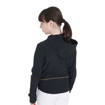 VESTE SOFTSHELL ENFANT COUPE SLIM EN TISSU TECHNIQUE