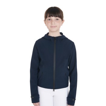 VESTE SOFTSHELL ENFANT COUPE SLIM EN TISSU TECHNIQUE