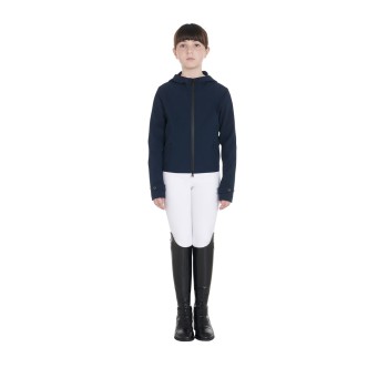 VESTE SOFTSHELL ENFANT COUPE SLIM EN TISSU TECHNIQUE