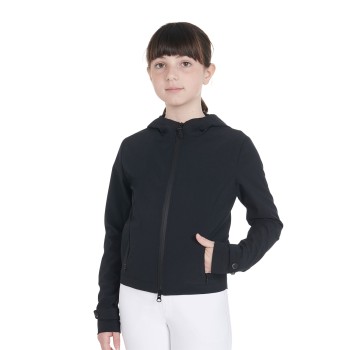 VESTE SOFTSHELL ENFANT COUPE SLIM EN TISSU TECHNIQUE