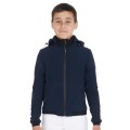 VESTE SOFTSHELL ENFANT TROIS COUCHES EN TISSU TECHNIQUE