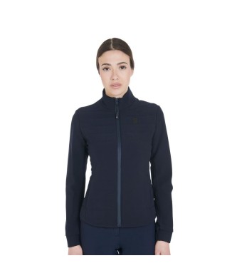 VESTE FEMME EN TISSU TECHNIQUE ET PERFORÉ