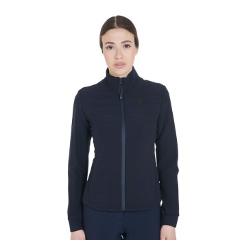 VESTE FEMME EN TISSU TECHNIQUE ET PERFORÉ