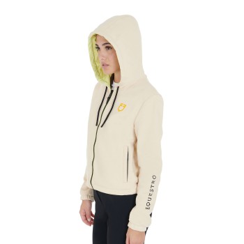 VESTE RÉVERSIBLE FEMME AVEC ZIP ET CAPUCHE