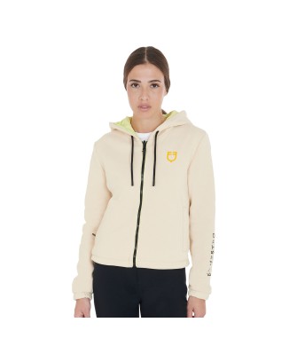 VESTE RÉVERSIBLE FEMME AVEC ZIP ET CAPUCHE