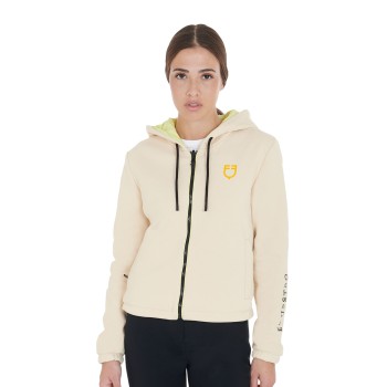 VESTE RÉVERSIBLE FEMME AVEC ZIP ET CAPUCHE