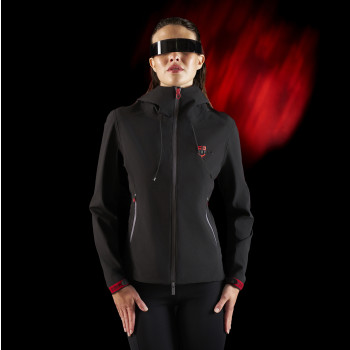 Coquille softshell imperméable à fermeture éclair pour femme Equestro Ridertechnology