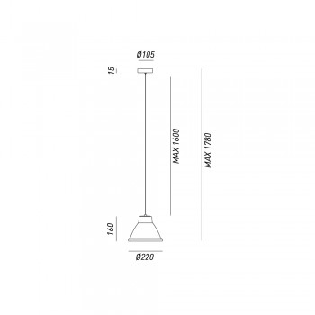 MINI LOFT 269.11.FF IL FANALE lampe à suspension