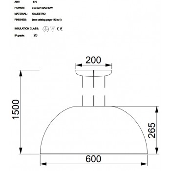 Lampe à Suspension NOTORIUS TOSCOT