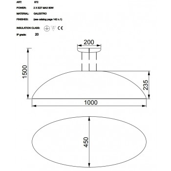 Lampe à Suspension NOTORIUS TOSCOT