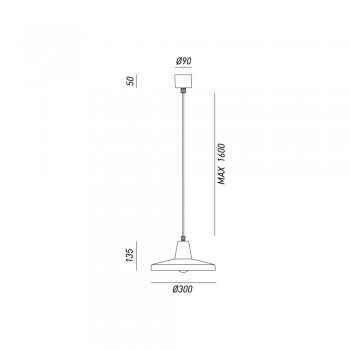 Lampe à suspension OFFICINA 268.01.FF IL FANALE