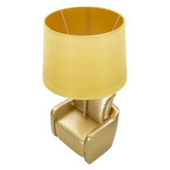 LAMPE DE CHEVET JAUNE MIDCENTURY