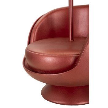 LAMPE DE CHEVET ROUGE MIDCENTURY