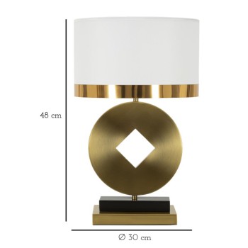 LAMPE DE TABLE PIÈCE Ø 30X53