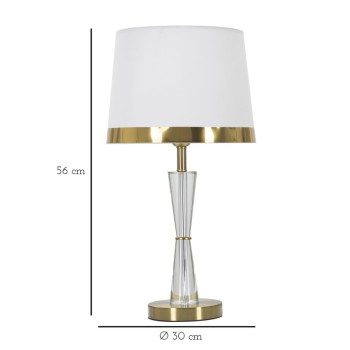 LAMPE DE TABLE EN CRISTAL